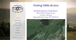 Desktop Screenshot of footingvalleedejoux.ch